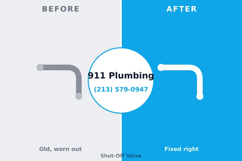 Before and after: plumbing repair Rensselaer, NY
